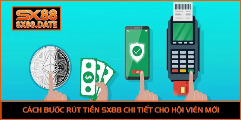 Cách bước rút tiền SX88 chi tiết cho hội viên mới